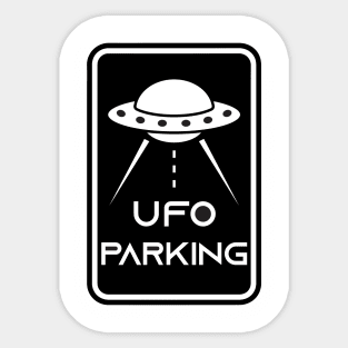 UFO Parking 4.0 Sticker